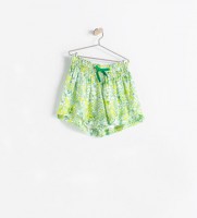falda pantalon flores 